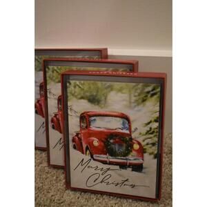 Red Truck Christmas Greeting Cards w/ Envelopes 18 Pack 4.25"‎ x 5.5"